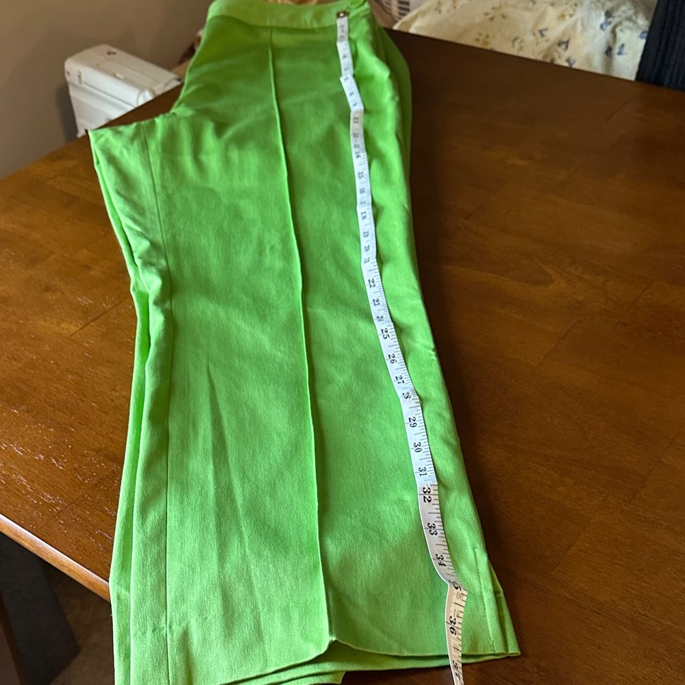 Worthington Bright Green Stretch Pants - Picture 10 of 10